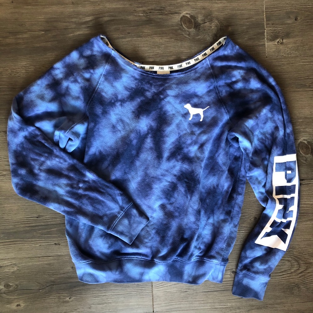 PINK tie dye sweatshirt